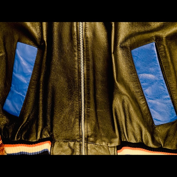 VINTAGE MTV LEATHER JACKET - Picture 5 of 7